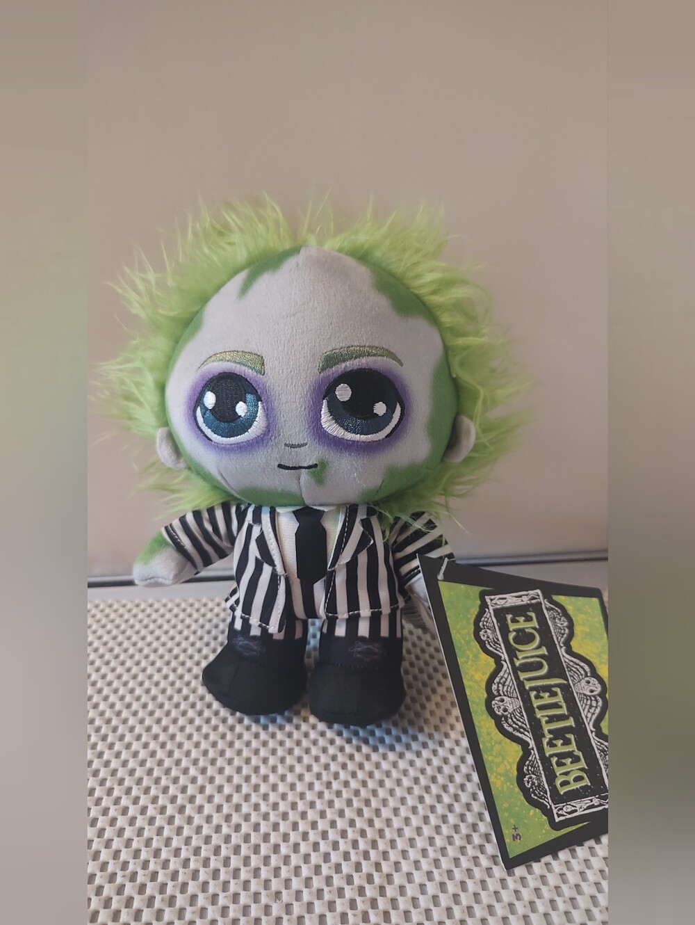 Warner Bros. 8 inch Plush Beetlejuice Huggable Plush Toy Halloween